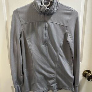 Mondetta Light Gray Zip-Up Sweater